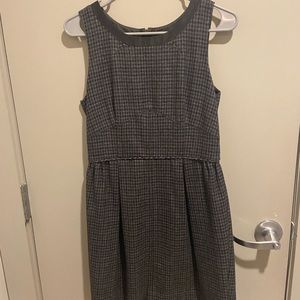 J Crew Wool Plaid Tank Dress